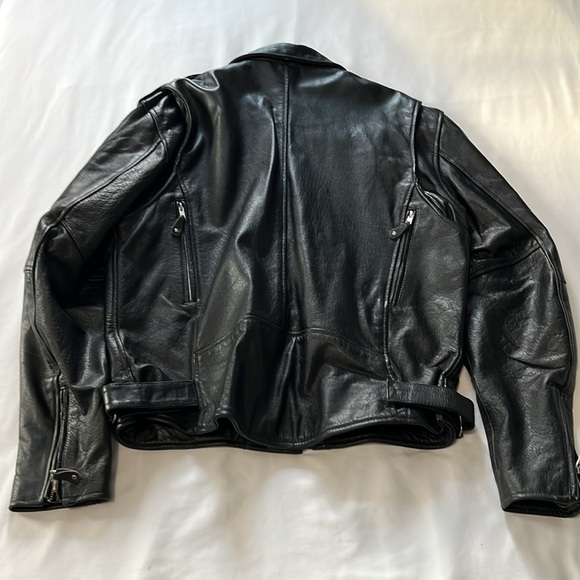 Leather Motorcycle Jacket - Picture 2 of 3